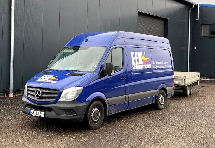 Mobiler Schweißservice von Eek im Einsatz